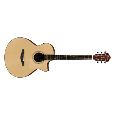 Ibanez AE275BT Acoustic Electirc Guitar, Soid Sitka Spruce Top, Natural Low Gloss