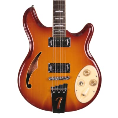 Italia Rimini 6 Electric Guitar, Honey Sunburst image 2