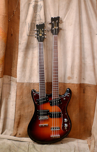Mosrite Doubleneck 4/6 Bass Guitar  1973 Sunburst image 1
