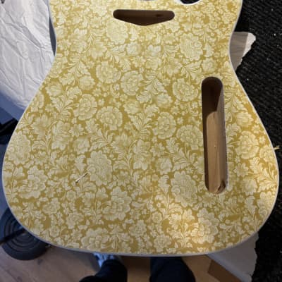 Magnetic Heaven- Nashville Mustang! - 7/8 Scale Nashville Telecaster with Mustang Neck! - Floral Print! - image 14