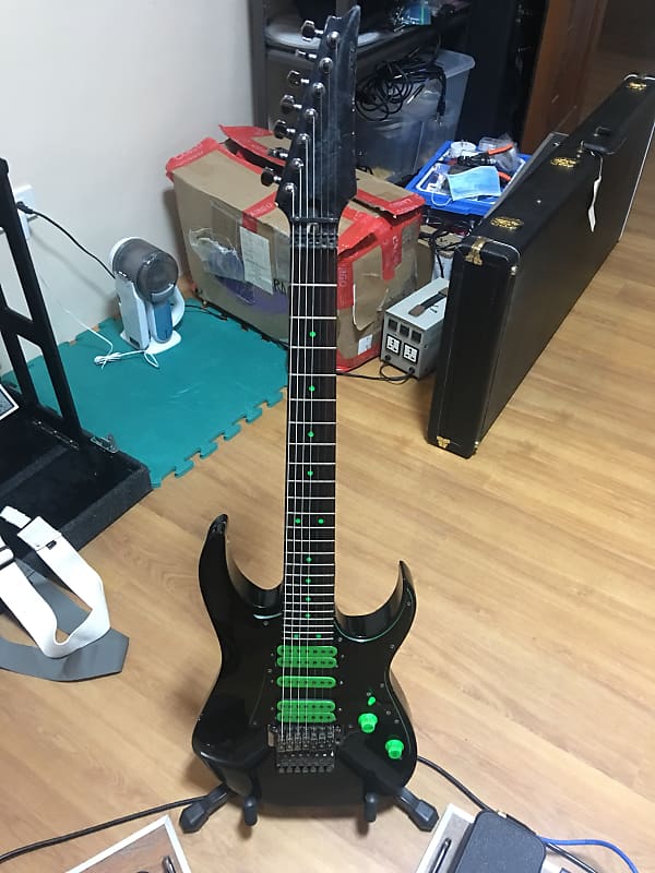 Ibanez Universe UV 7BK 1991 Black | Reverb