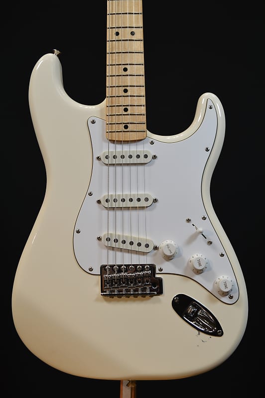 Fender Stratocaster (Frankenstrat) - Olympic White/Maple | Reverb