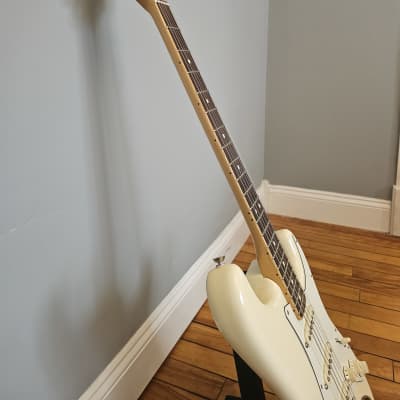Fender Limited Edition American Standard Stratocaster Channel Bound 2016 - Olympic White image 4