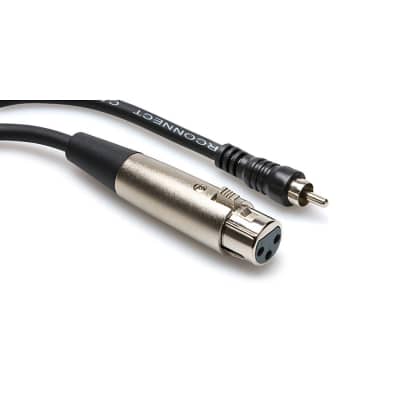 Hosa XRF-105 XLR Female to RCA Male Audio Interconnect Cable (5 ft) image 1