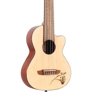 Ortega Bonfire Series 6-string Acoustic Guitarlele Spruce Cutaway RGL5C image 1