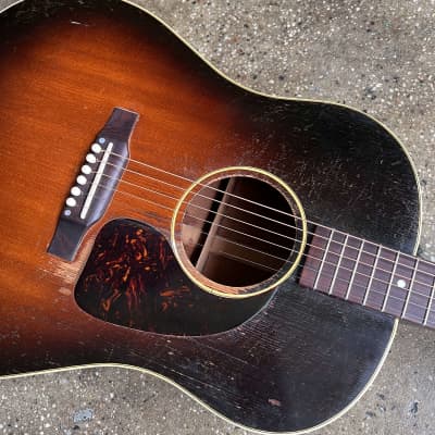 Gibson J-45 1950 Vintage Acoustic Guitar - Sunburst image 6