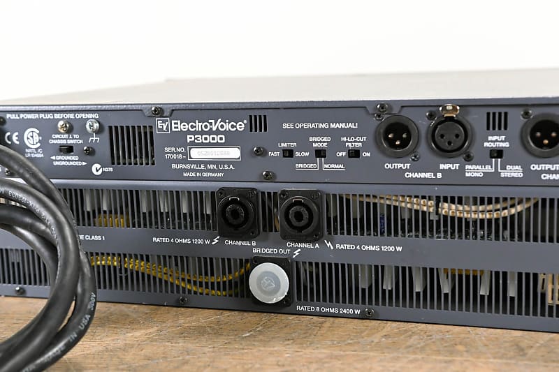 Electro-Voice (EV) P3000 Precision Series 2-Channel Power