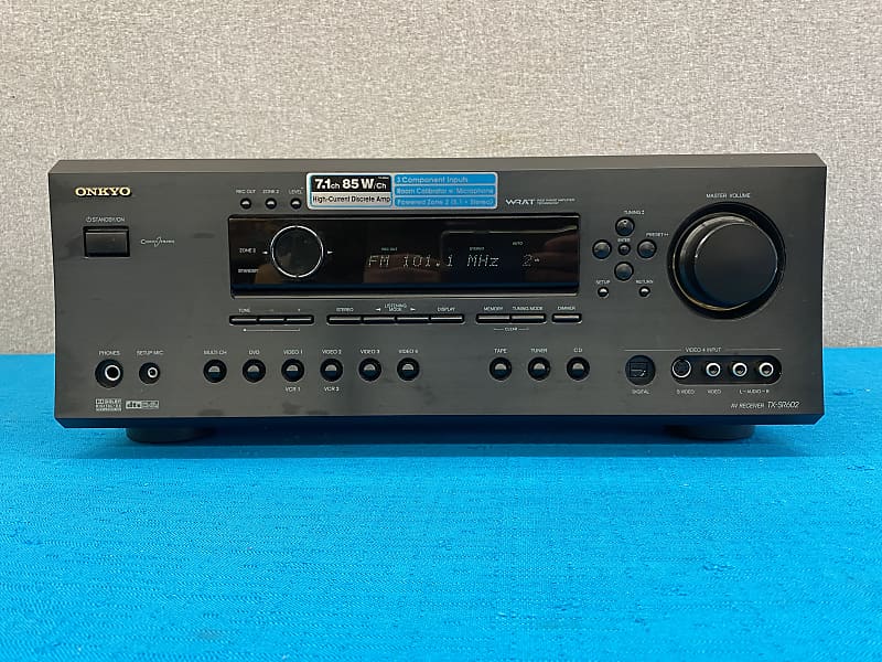 Onkyo TXSR602 7.1 AM/FM/Dolby Digital/DTS receiver Tested Reverb