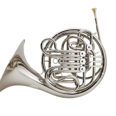 Holton H379 Double French Horn - Step-Up Nickel Silver, Large-Throated Bell image 1