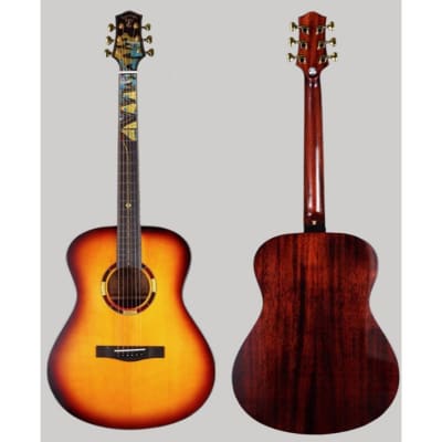 Tiger-Rogen – Mountain Road – OM-VS (Vintage Sunset)  [Solid Top] Acoustic GUitar for sale