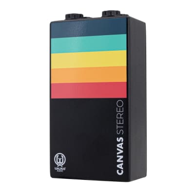 Walrus Audio Canvas Stereo Dual Line Isolator Direct Box 2022 - Present - Black w/ Rainbow Graphic image 2