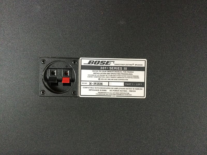 Bose 301 Series III 1993 - Black | Reverb