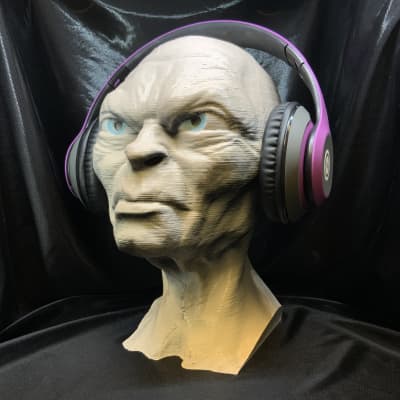 Gollum Headphone Stand! LOTR Headset Rack, like Sméagol/Hobbit/Elf/Troll/Orc/Ork image 3