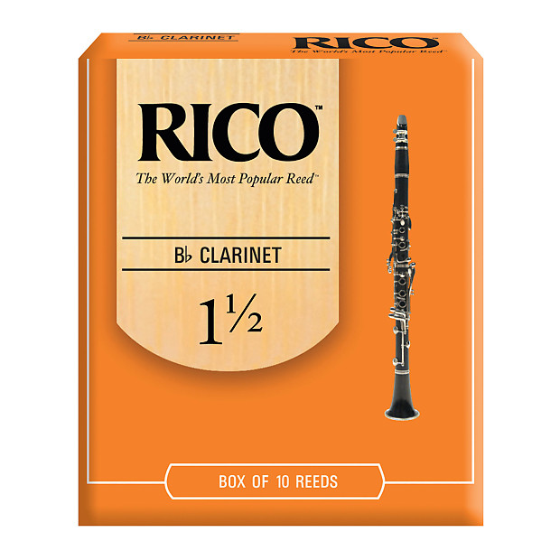 Rico RCA1015 Bb Clarinet Reeds - Strength 1.5 (10-Pack) image 1