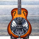 Fender FR50 Resonator Guitar Round Mahogany Neck Sunburst Acoustic Guitar w/Bag