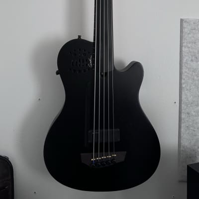 Godin A5 Ultra Semi-Acoustic Fretless 5-String Bass 2010s - Natural image 5