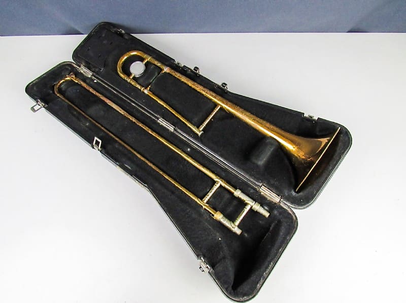 King 606 Tenor Trombone, USA, Brass, with case/mouthpiece