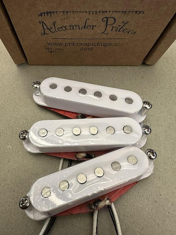 Alexander Pribora Hot Custom Stratocaster Pickup Set Hand wound