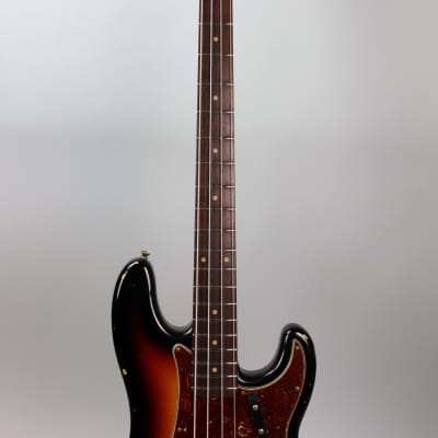 Fender Custom Shop '64 P-Bass Relic Bleached 3-Tone Sunburst image 3