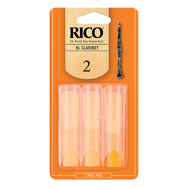 Rico RCA0320 Bb Clarinet Reeds - Strength 2.0 (3-Pack) image 1
