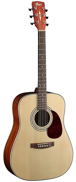 Cort Earth Series Earth70 Acoustic Guitar, Natural image 1