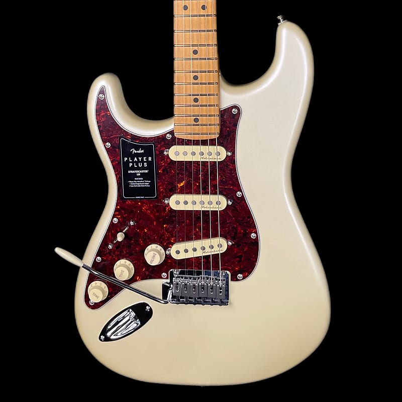 Fender Player Plus Stratocaster MN Left Handed, Olympic Pearl