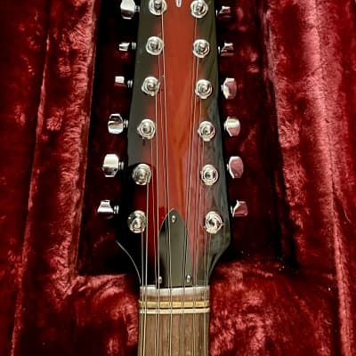 Burns Double Six 12 String Guitar MINT, 2019, Red Sunburst image 2