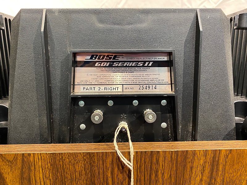 BOSE ボーズ 601 SERIES II シリーズ2　出音確認済 Bose Model 601 Series II Speaker System Review price specs