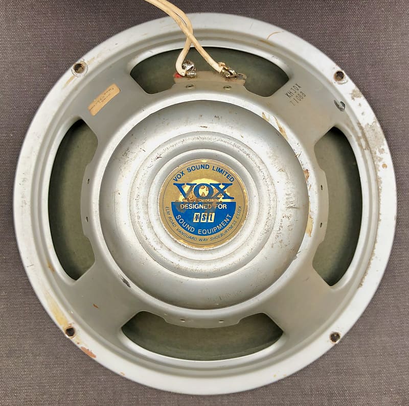 Rare Vintage Vox Celestion Silver Alnico 12” Speaker | Reverb