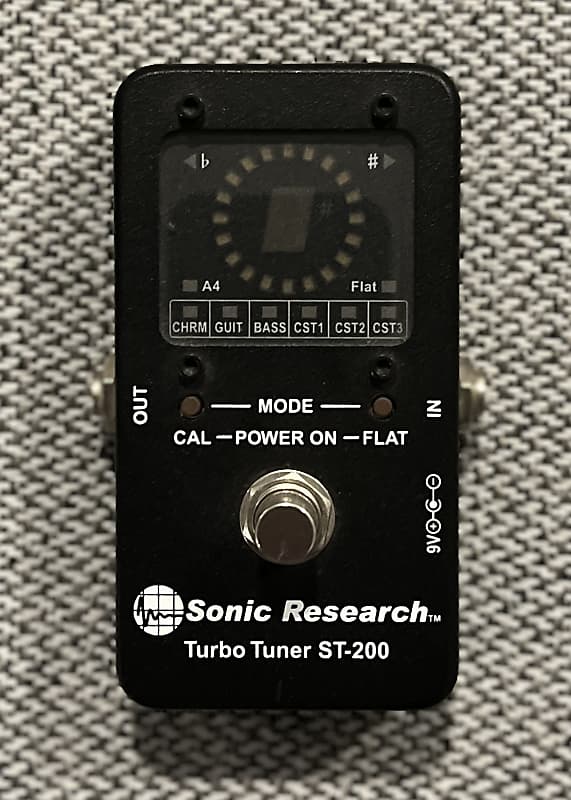 国内最安値！ SONIC RESEARCH / ST-200 Strobe Tuner エフェクター