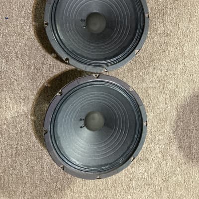 CTS Fender alnico 10” matched pair fresh recone 8 ohm 1973 - Blue label image 6