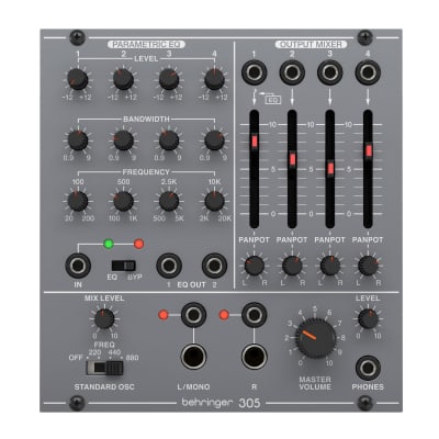 Behringer 305 EQ/Mixer/Output Eurorack Synthesizer Module