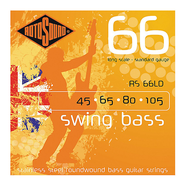 Rotosound RS66LD Swing Bass 66 Long Scale Bass Strings 45-105 image 1