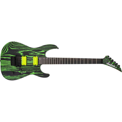 Jackson Pro Series Dinky DK2 Ash Body Guitar - Green Glow image 2