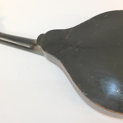 Vintage Strad-O-Lin Style A Mandolin • Dark Green Lacquer • Player image 2