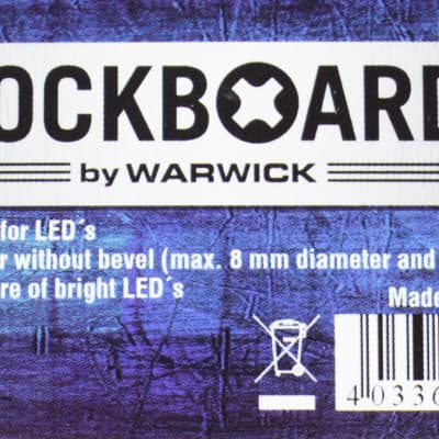 Warwick Rockboard Guitar Effect Pedal LED Damper Small 8mm Set of 10 image 4