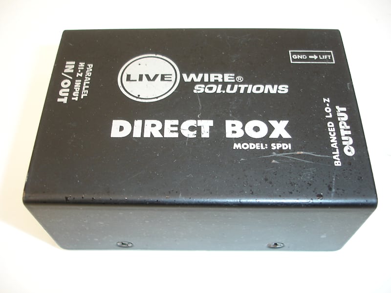 Live Wire Solutions SPDI Direct Box Reverb