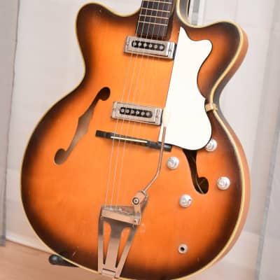 Hüttl Beat King II – 1960s German Vintage Archtop Hollowbody Jazz Guitar for sale