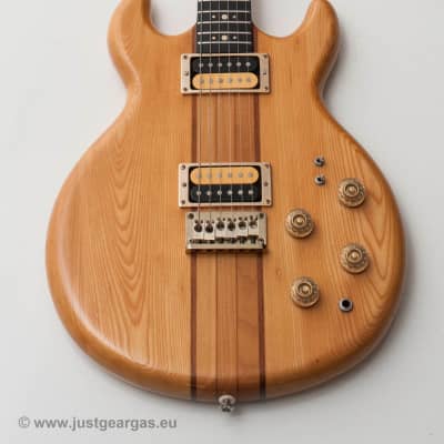 Kay Double Cut, Natural, Neck Through, ebony fingerboard 70's Vintage image 2
