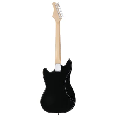 Glarry Full Size 6 String H-H Pickups GMF Electric Guitar with Bag Strap Connector Wrench Tool 2020s - Black image 8