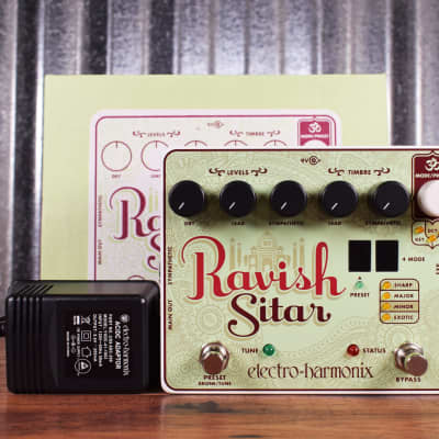 Electro-Harmonix EHX Ravish Sitar Synth Guitar Effect Pedal image 1