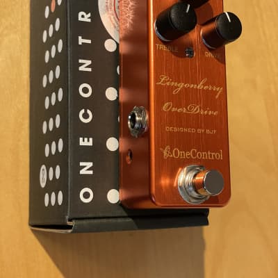 Reverb.com listing, price, conditions, and images for one-control-lingonberry-overdrive