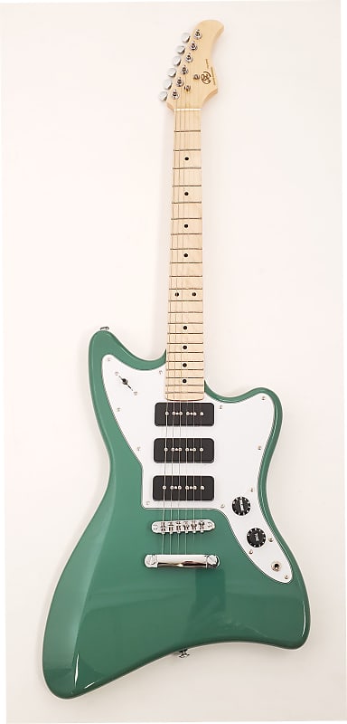 SX Liquid MN Alder 3P90 Stop VGN Green Electric Guitar with Stop