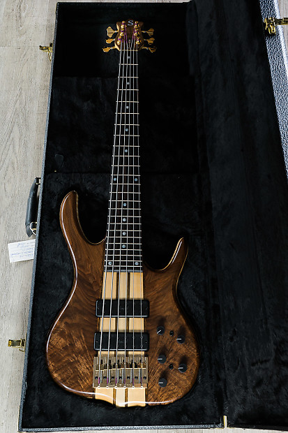 Ken Smith BSR 6TN 6-String Electric Bass Ebony Board Black Ken Smith BSR 6TN 6-String Electric Bass Ebony Board Black