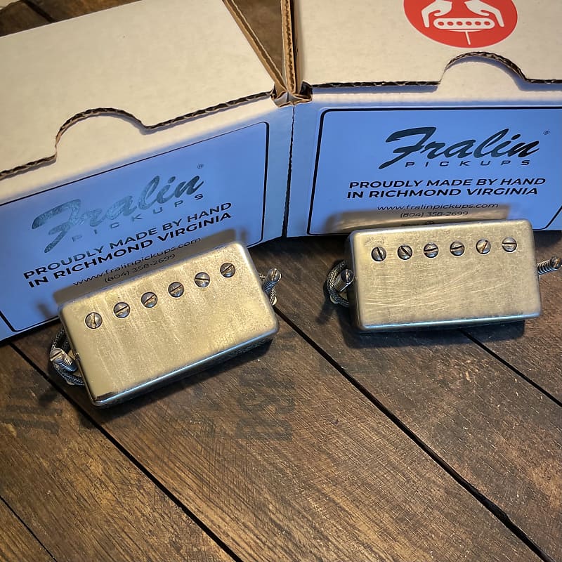 Lindy Fralin - Pure PAF - Humbucker Set Aged Nickel Neck & Bridge