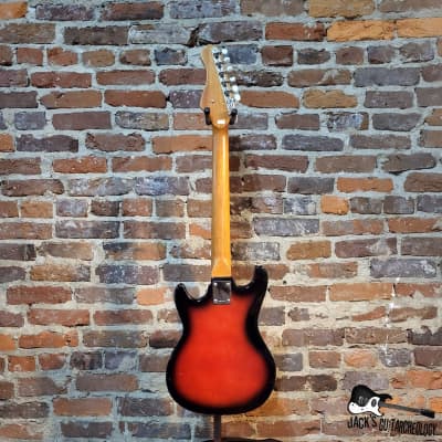Norma Goldfoil Electric Guitar (1960s - Redburst) image 12