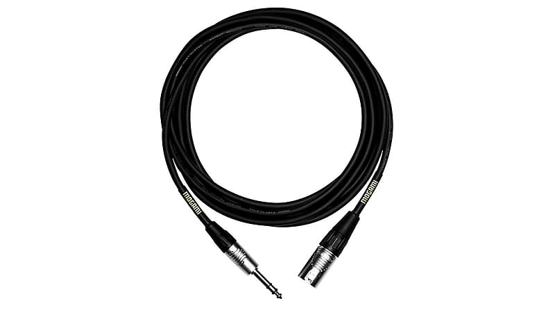 Mogami CorePlus XLR Male to 1/4" TRS Male Patch Cable (10') image 1
