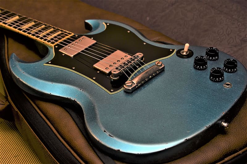 Gibson SG '61 pelham blue relic Gibson SG Standard Relic