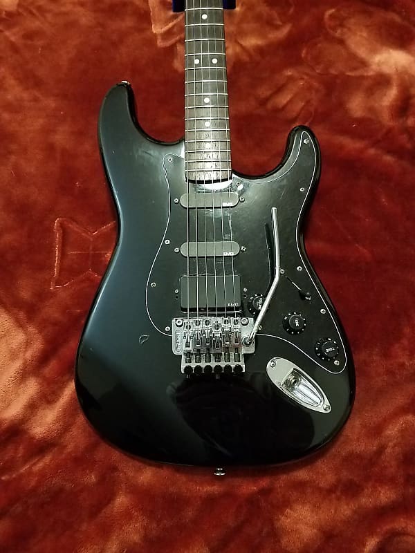 Fender Floyd Rose Stratocaster w/ Emg's  1995 Black Bild 1