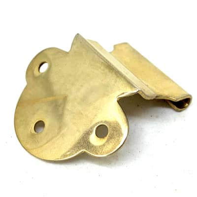 GuitarSlinger Parts Aged Gold Long Diamond Trapeze Tailpiece For Gibson Archtop Guitars L-50 L48 ES- image 11